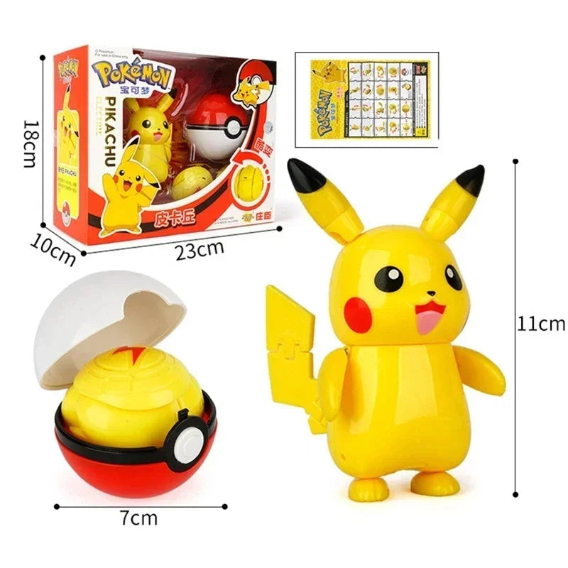 Pokemon Ball Variante Spielzeug Modell Pikachu Jenny Schildkröte Tasche Monster Action Figur Spielzeug
