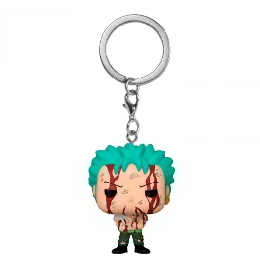 Funko POP Pocket Keychain One Piece Roronoa Zoro Vinyl Dolls Action Figure