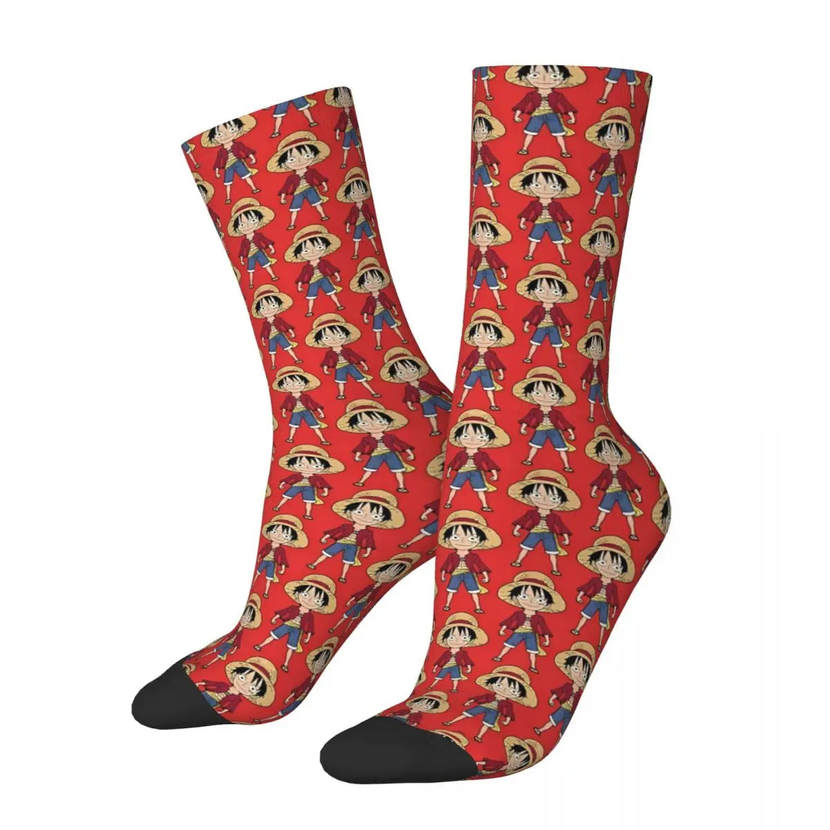 One Piece Anime Socken – Lustige Luffy Polyesterstrümpfe