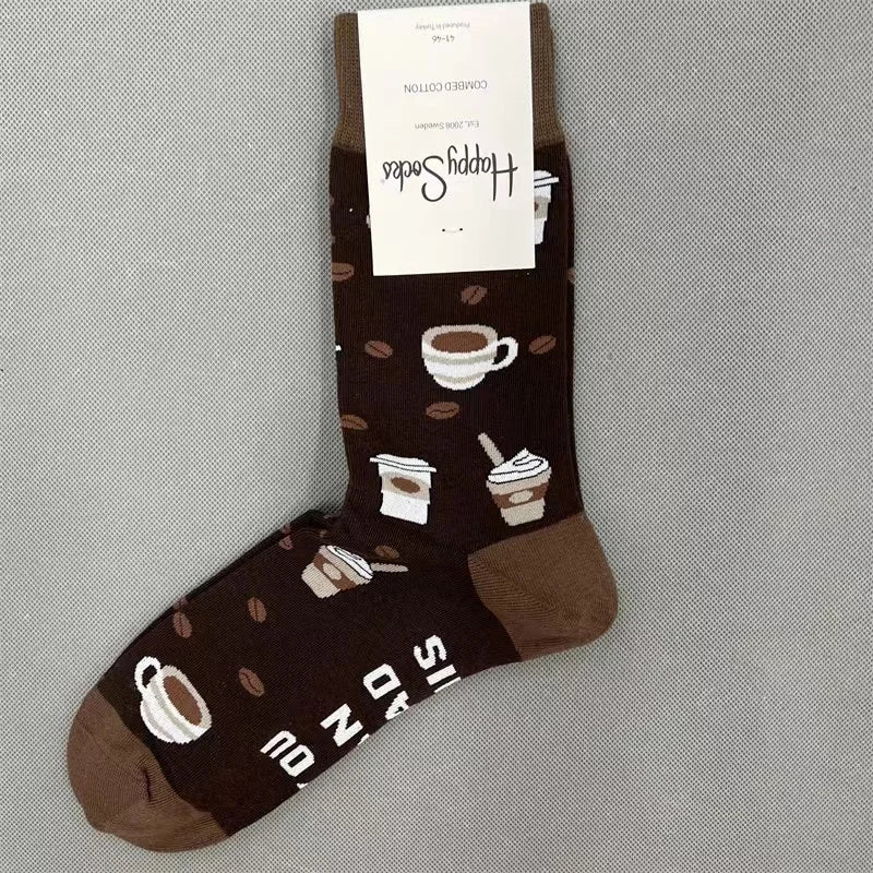 Diamond Check Happy Socks für Herren – Geometrische Sportsocken aus Baumwolle (Größe 41–46)
