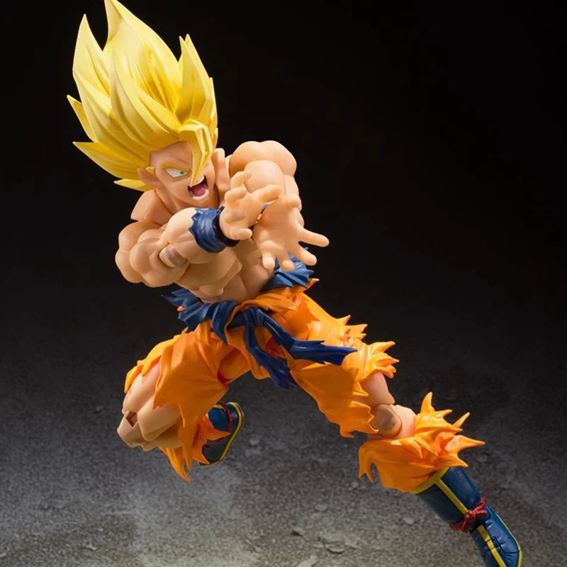 SHF Dragon Ball Z Son Goku Actionfigur - 17 cm Super Saiyajin Kakarotto PVC Sammlerstück Anime Modell Spielzeug