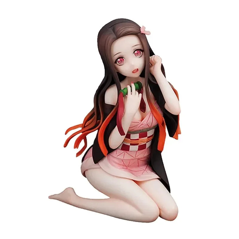 12CM Kamado Nezuko Heißer Anime Charakter Statische Dämon Slayer Modell Sammeln Figur