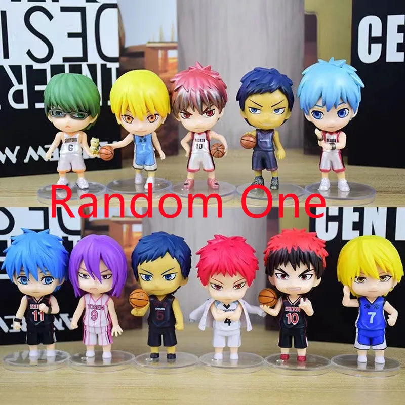 Figurine de basket-ball de Kuroko – Kuroko Tetsuya et Kagami Taiga en PVC et collection d'équipe