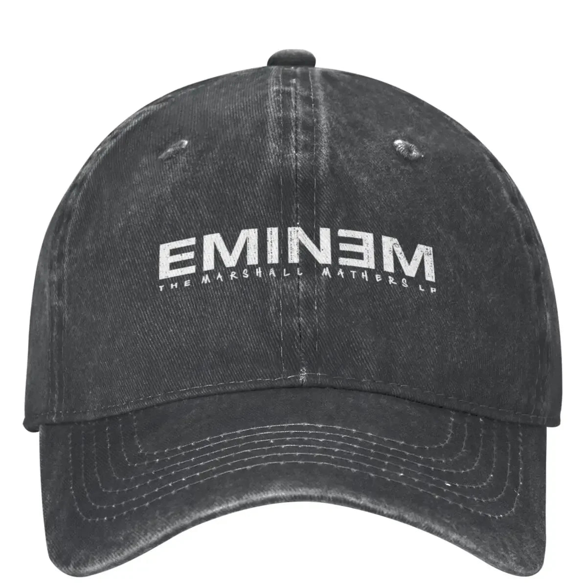Vintage Eminem „Rap God“ Baseballmütze – Distressed verstellbare Hip Hop Mütze