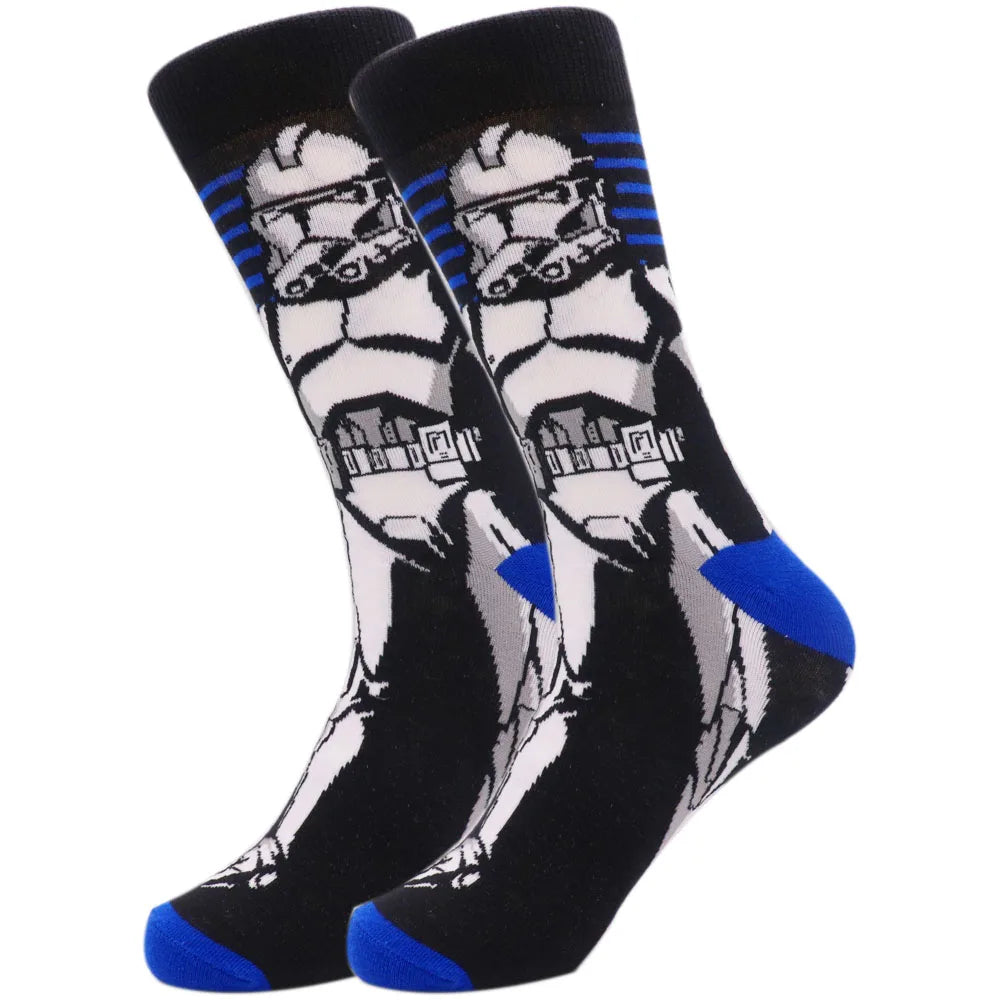 Star Wars Cosplay Socken – Lustige Yoda, R2-D2, Wookiee & Jedi Designs