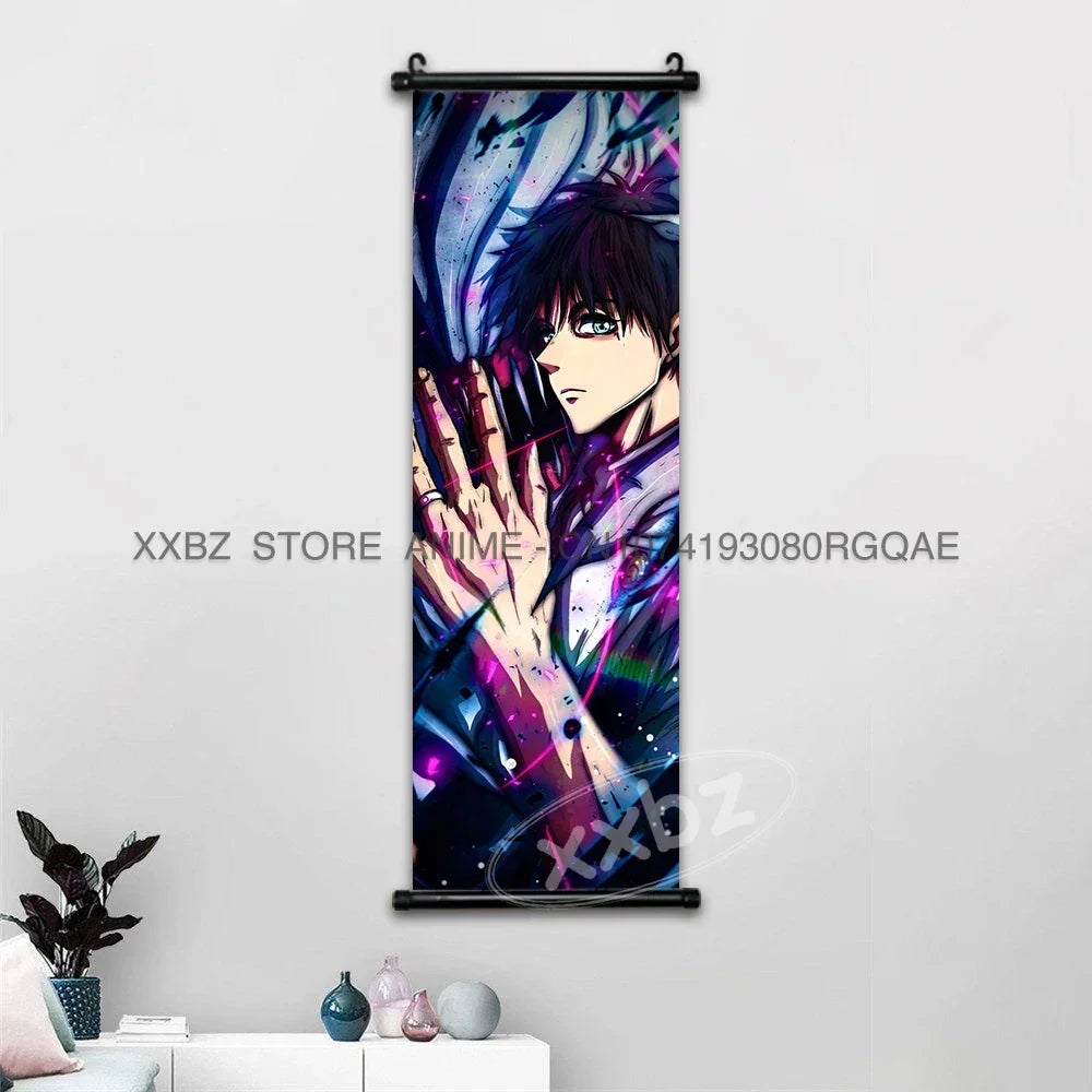 Jujutsu Kaisen Wall Artwork Scroll Picture Print Canvas Home Decor