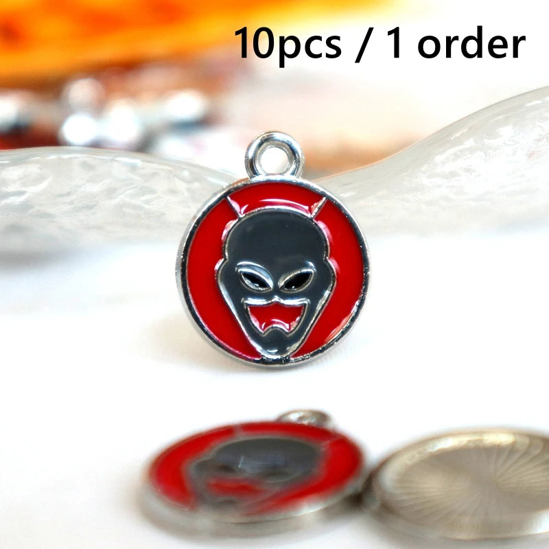 Anime Runde Charms DIY Halskette Armband Ohrringe Schmuck Zubehör