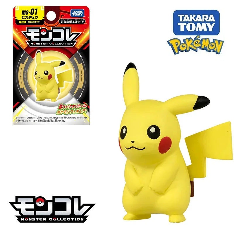 Figurines miniatures Pokémon Moncolle de Takara Tomy Tomica – Jouets de collection en résine de 3 à 5 cm