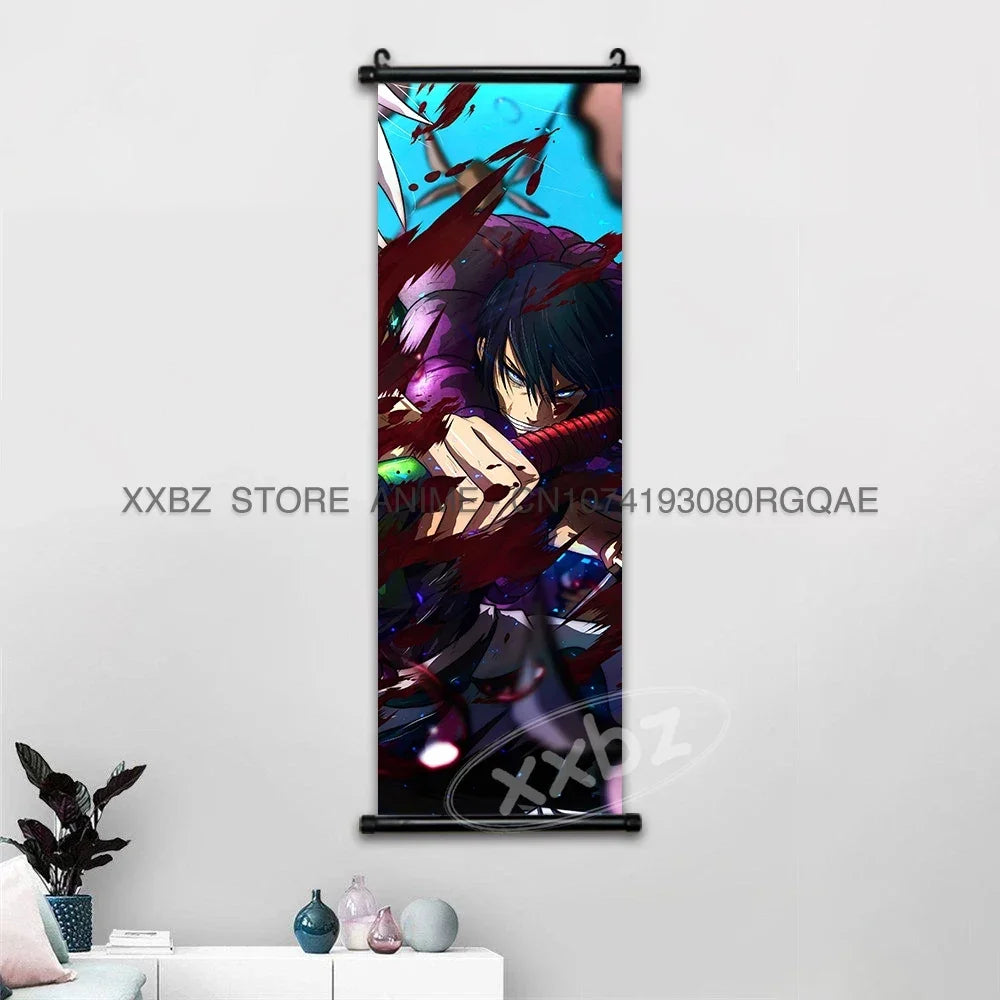 Jujutsu Kaisen Wall Artwork Scroll Picture Print Canvas Home Decor