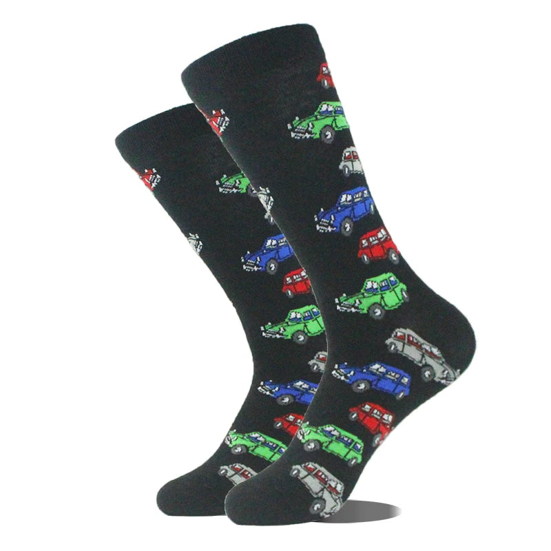 Alien Design Hund Panda Hai Pinguin Frosch Skarpetki Sokken Hip Hop
