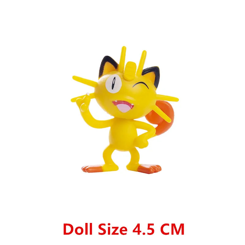 Pokémon-Anime-Figuren – Gengar, Pikachu, Evoli und weitere Sammelspielzeuge