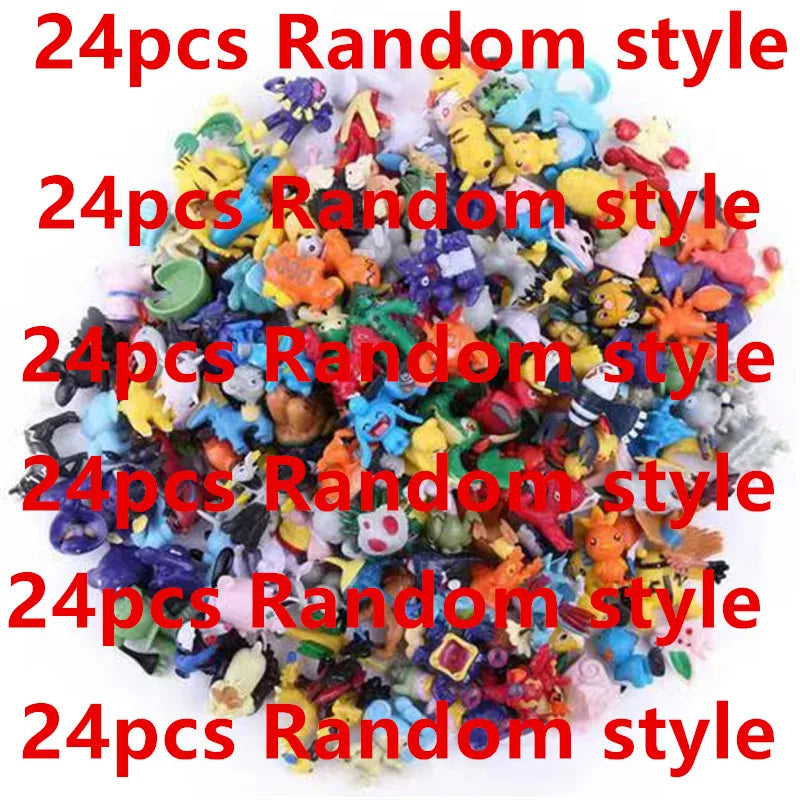 1-144 PCS Pokémon Gift Box – Christmas Action Figure Set with Genuine Pikachu & More Toys for Kids