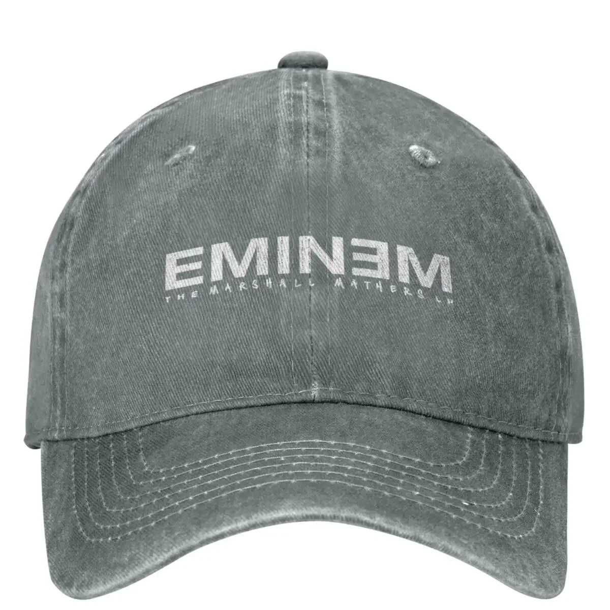Vintage Eminem „Rap God“ Baseballmütze – Distressed verstellbare Hip Hop Mütze