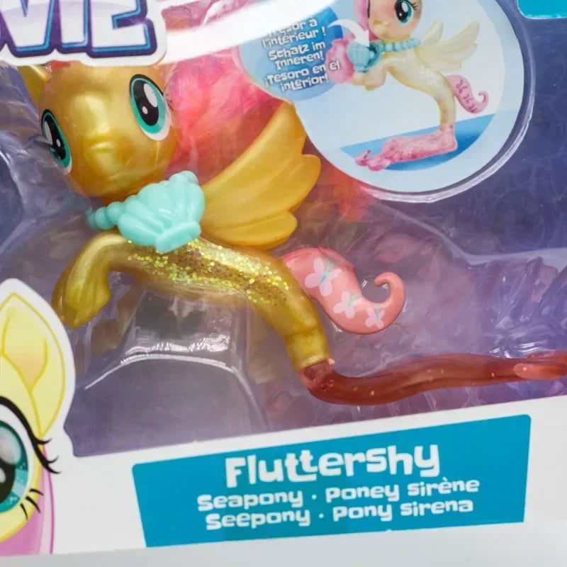 Figurines Hasbro My Little Pony Seapony – Rainbow Dash, Fluttershy, Adores Shimmer, poupées miniatures et jouets à collectionner