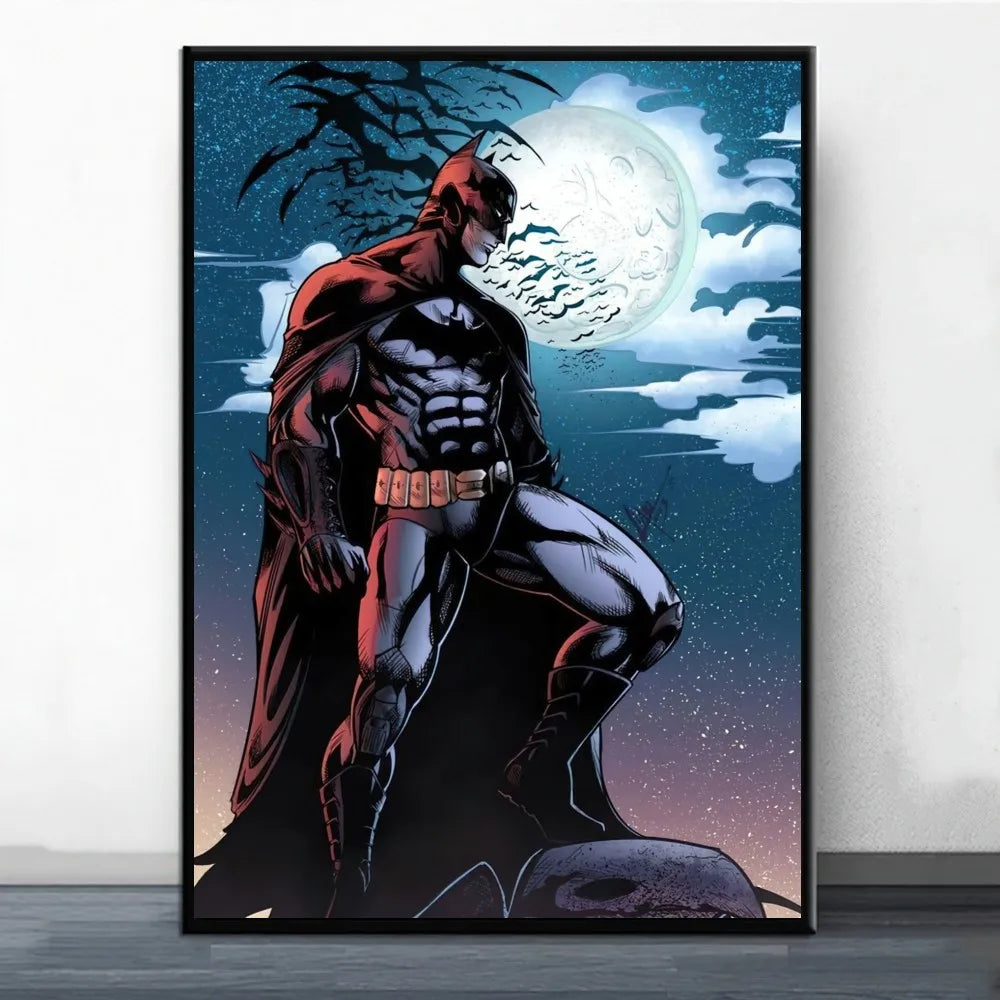 Beast Kingdom Batman Poster Painting Wall Pictures Decor Sticker