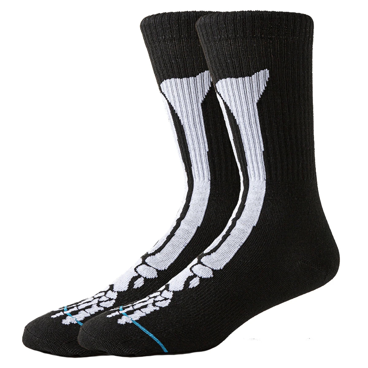Hip Hop Totenkopf Socken – Sportliche Tube Socken für Männer & Frauen