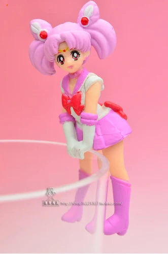 Figurines Capsule Gacha Sailor Moon – Pendentif Sailor Jupiter, Mercure, Mars et Meiou Setsuna