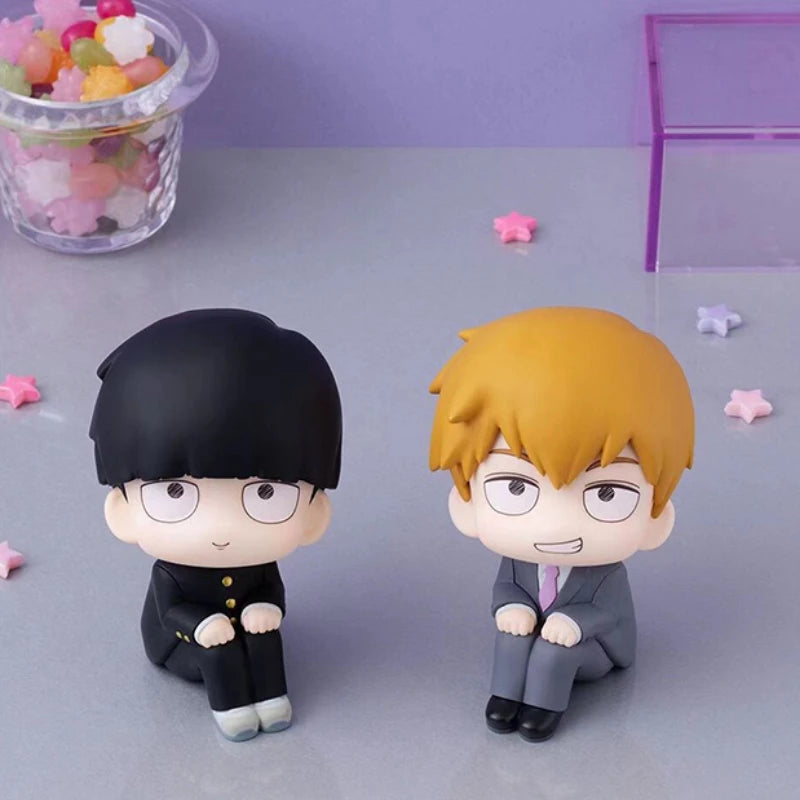 Mob Psycho 100 Figurine LK Action Figures Q Version Lookup Anime 10cm PVC Model Toys