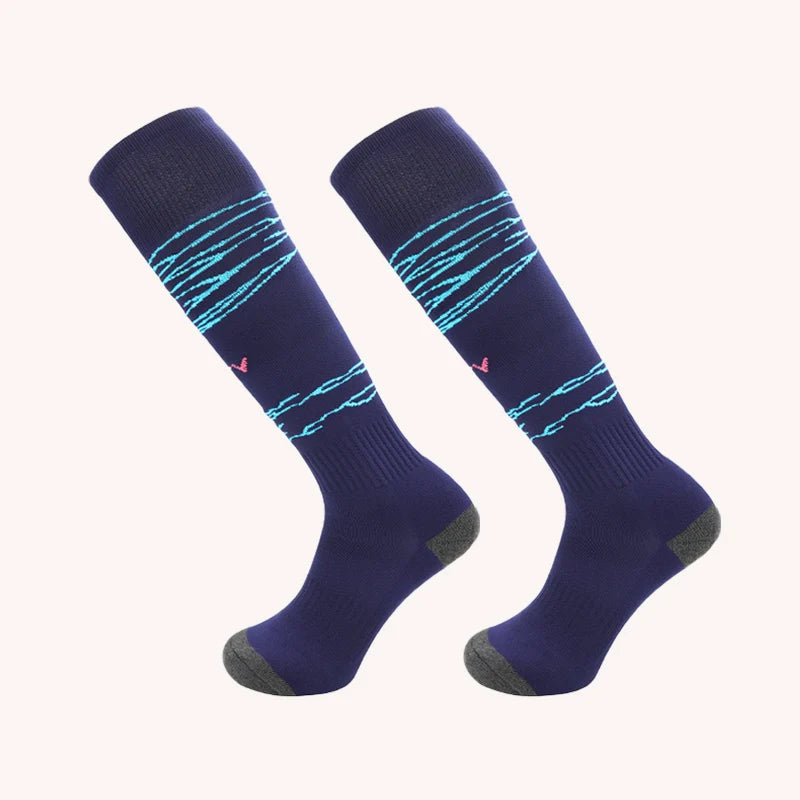 Europäische Fußball-Clubsocken für die Saison 23–24 – Kniehohe Sportsocken für Kinder und Erwachsene
