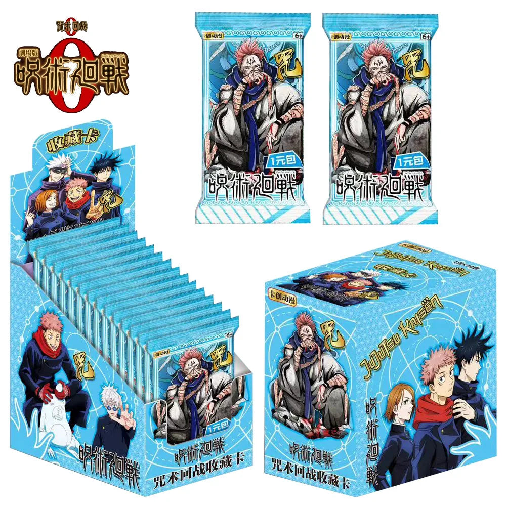 New Jujutsu Kaisen Collection Cards Japanese Anime Booster Box