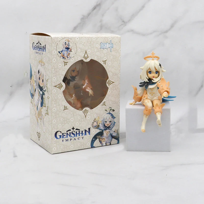 Figurine d'anime Genshin Impact de 13 cm Kawaii