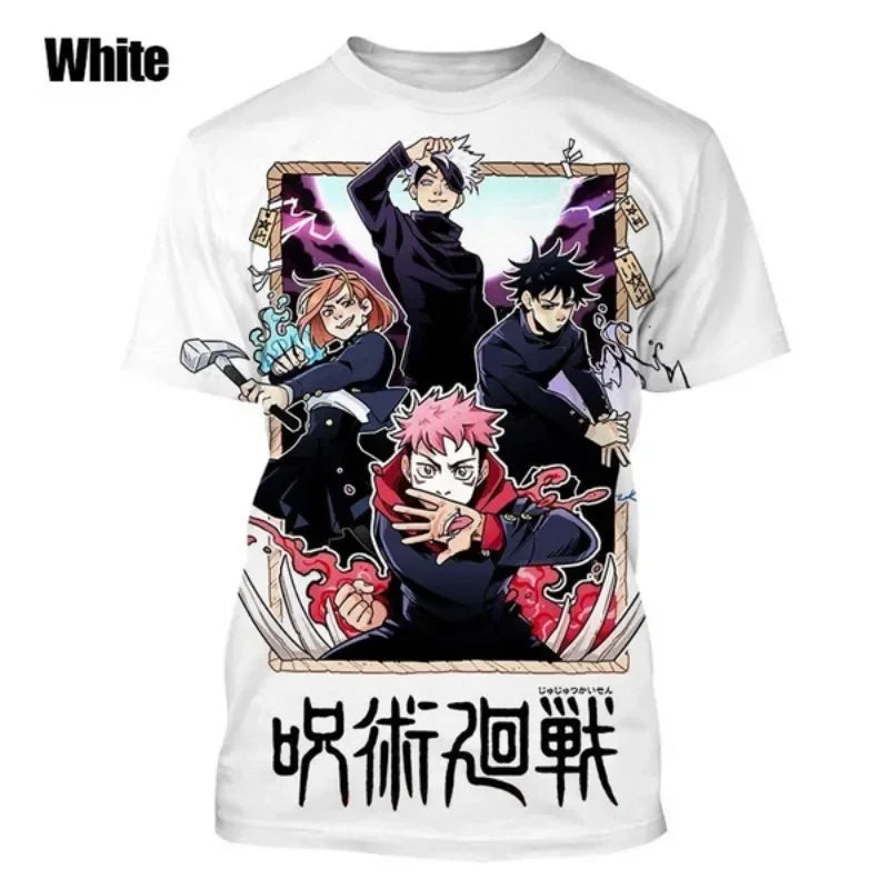 Jujutsu Kaisen T-shirt imprimé 3D