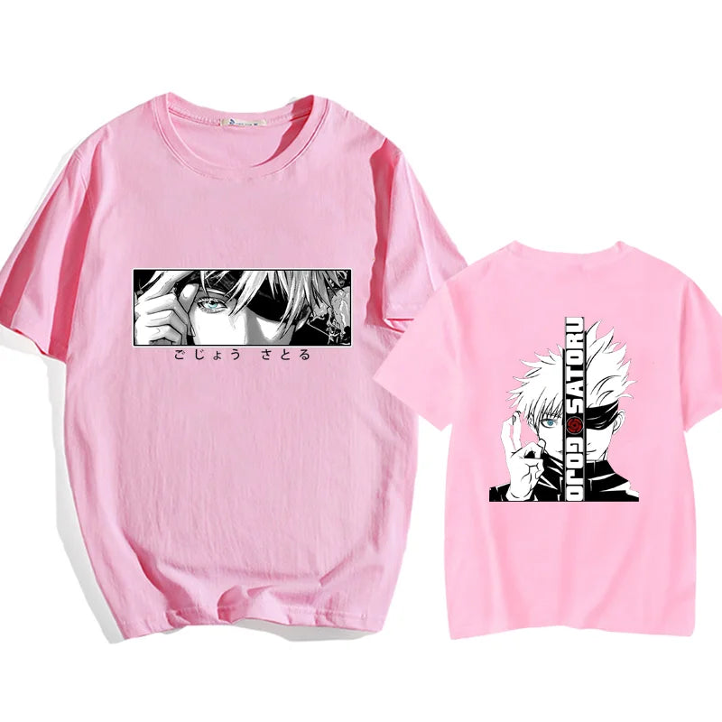 T-shirt graphique animé Satoru Gojo
