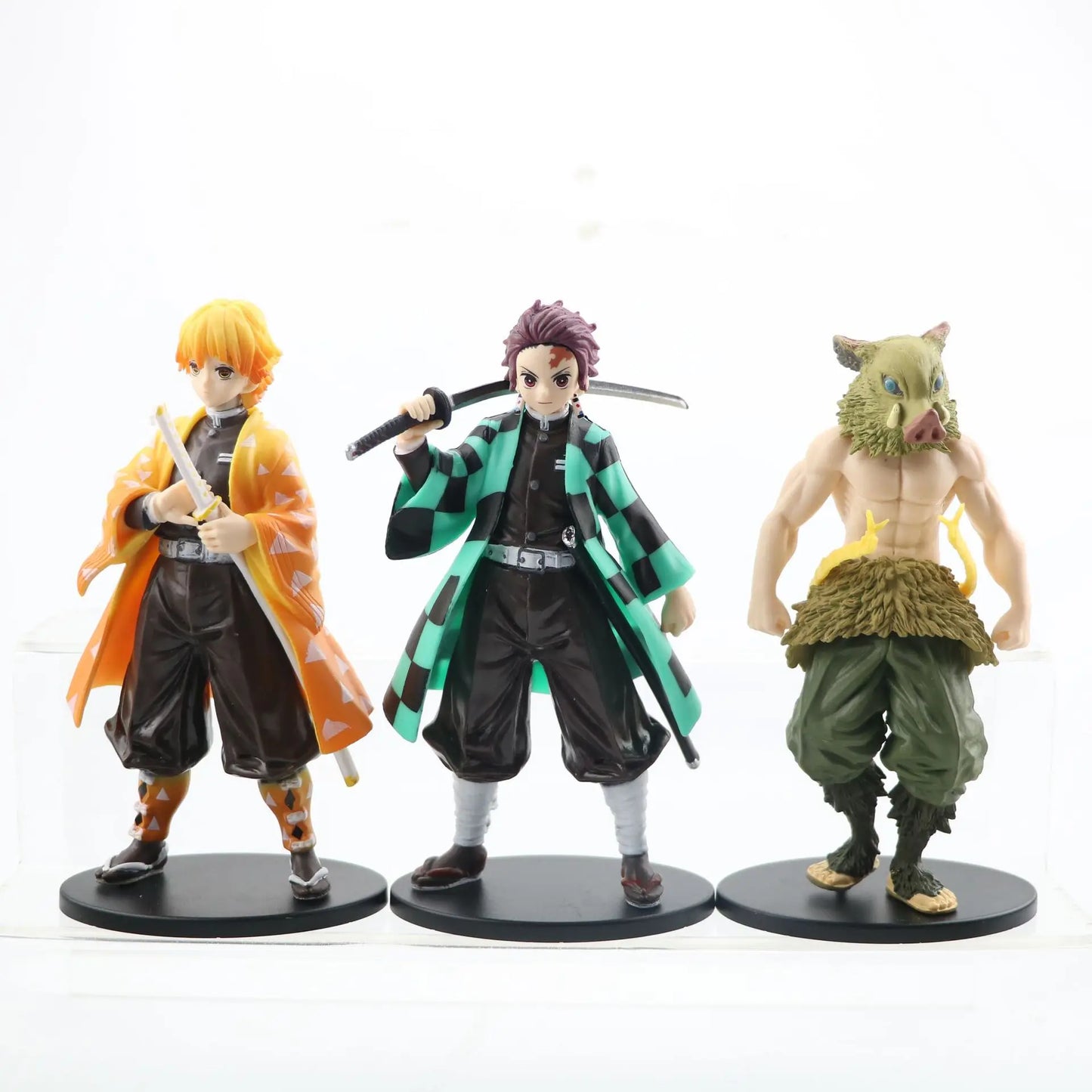 Anime Demon Slayer Figur Kamado Tanjirou Nezuko Actionfiguren Modell Figur
