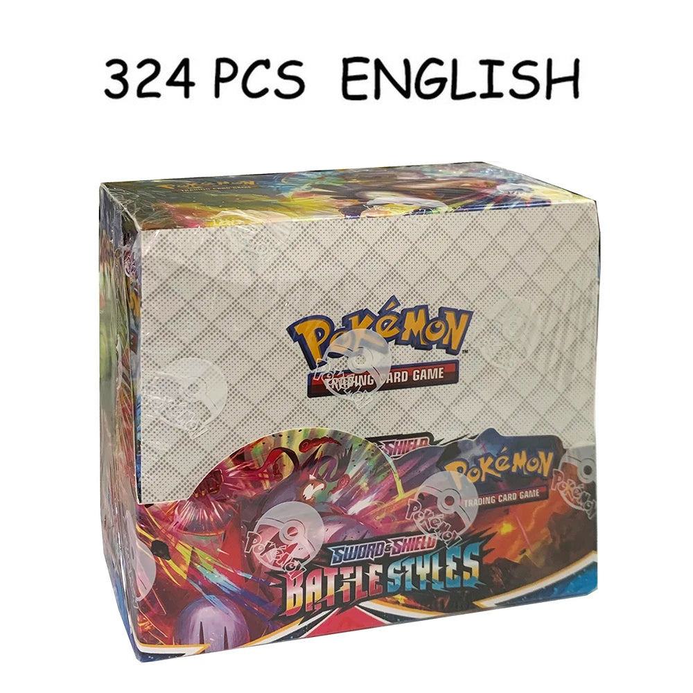 324/360 PCS Pokemon Karten 151 Surging Sparks Stellar Crown Deck Box Pikachu Englisch Karte Spielzeug