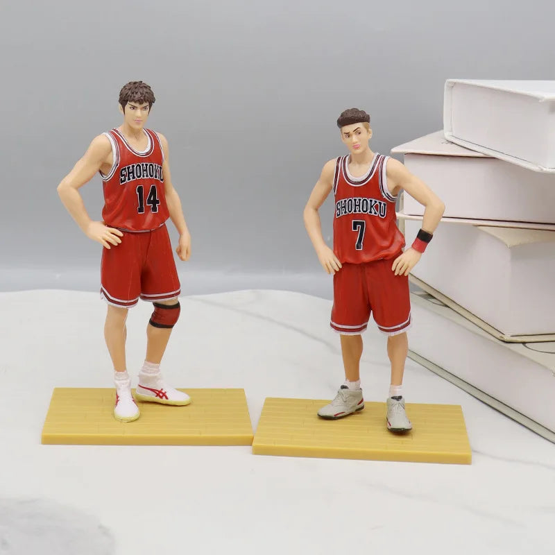 Slam Dunk Figurine Anime Sakuragi Hanamichi Hisashi Mitsui Ryota Miyagi Takenori Akagi Figurine jouet 17 cm