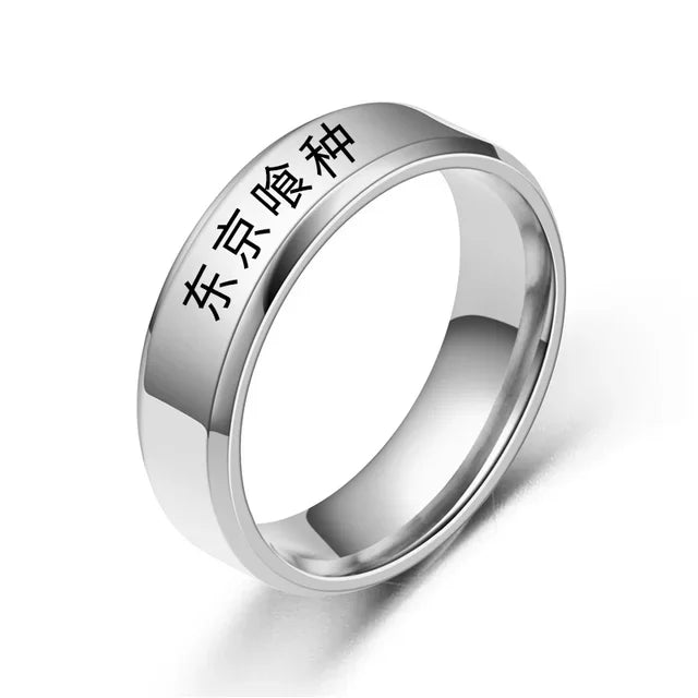 Tokyo Ghoul Ken Kaneki Ring – Trendiger 316L Edelstahlschmuck für Anime-Fans