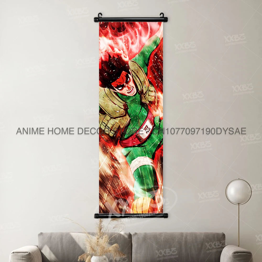 Naruto Posters Scroll Wall Decor Anime Hanging Nara Shikamaru Art Paintings Orochimaru