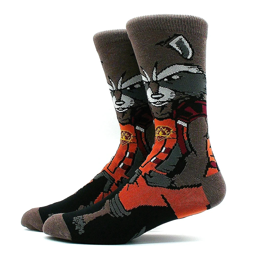 1 Pair Anime Movie Cotton Crew Socks – Role-Playing Calf Socks