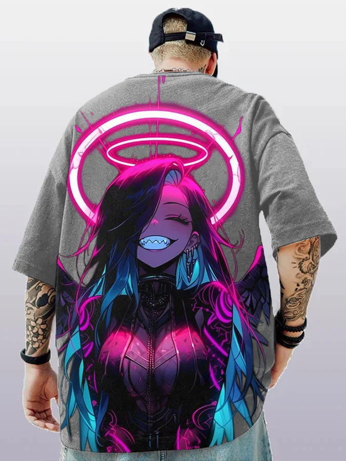 T-shirt tendance style streetwear animé