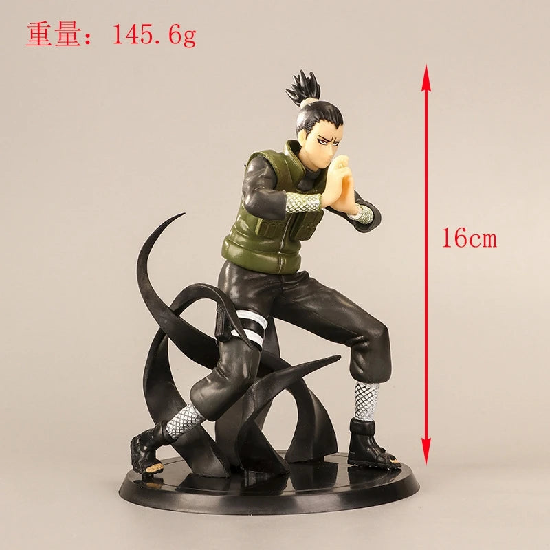 16 cm große Naruto Hatake Kakashi & Nara Shikamaru Figur – GK PVC Actionmodell Spielzeug & Sammlergeschenk