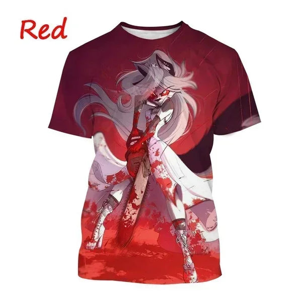 T-shirt Helluva Boss imprimé en 3D