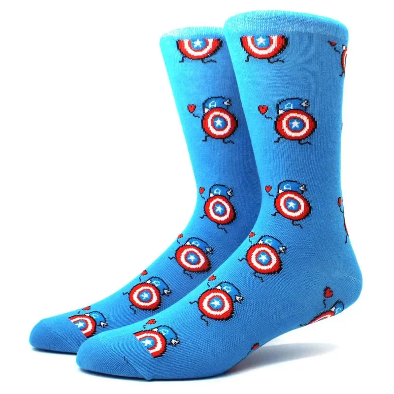Modische Anime-Socken – Lustiger Hip-Hop-Stil mit hochwertigen Cartoon-Mustern
