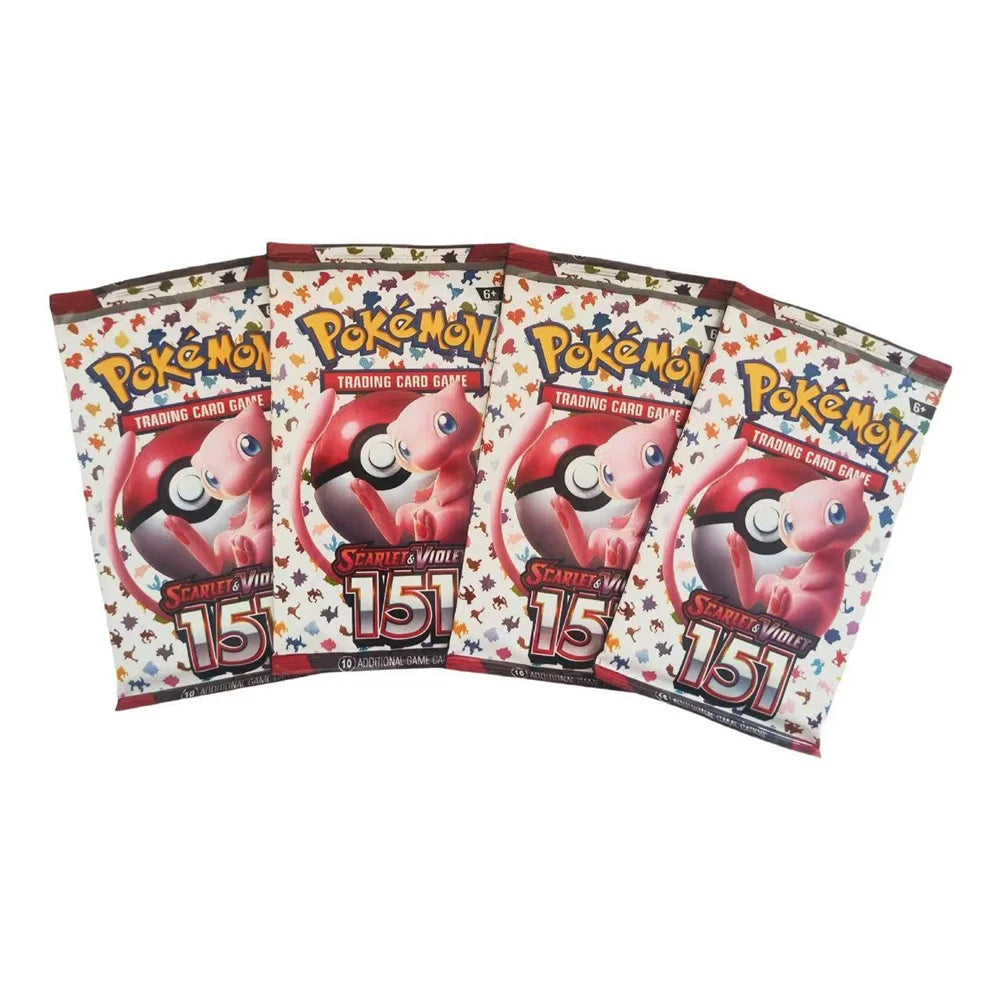 324/360 PCS Pokemon Karten 151 Surging Sparks Stellar Crown Deck Box Pikachu Englisch Karte Spielzeug