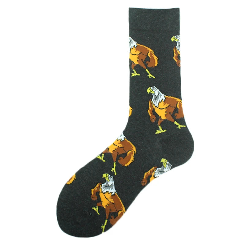 Happy Design Lustige Socken Schaf Bier Dinosaurier Muster