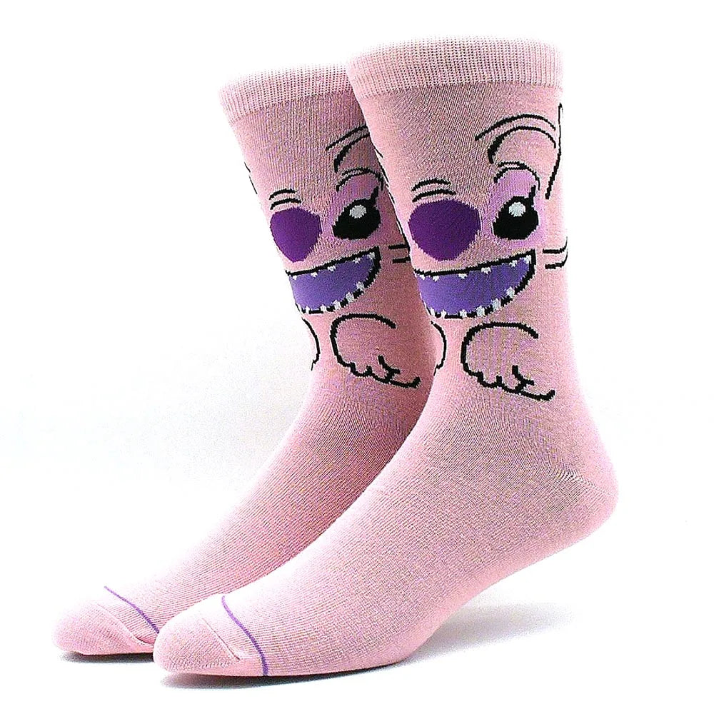 1 Pair New Anime Movie Socks – Cotton Crew, Role-Playing Calf Socks