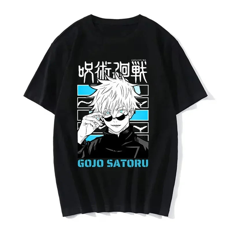 Gojo Satoru Anime T-Shirt Jujutsu Kaisen Graphic Tee for Women & Men