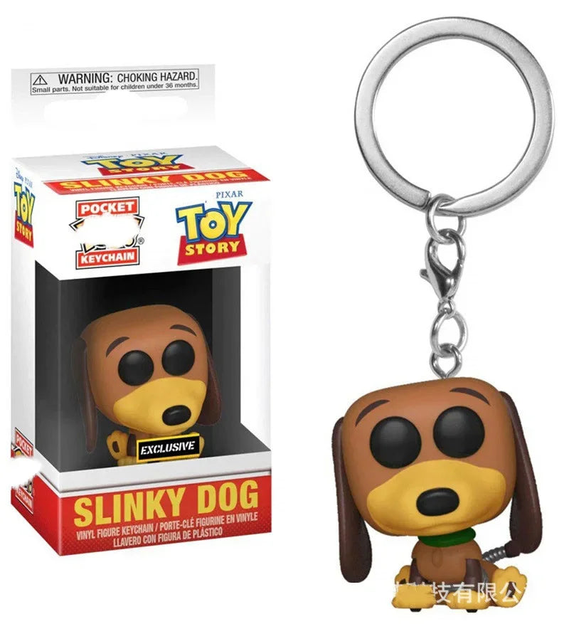 Funko POP Toy Story 4 Figuren – Forky, Slinky Dog, Woody, Buzz Lightyear und Alien-Schlüsselanhänger | Actionfiguren-Sammlung und Kindergeschenk