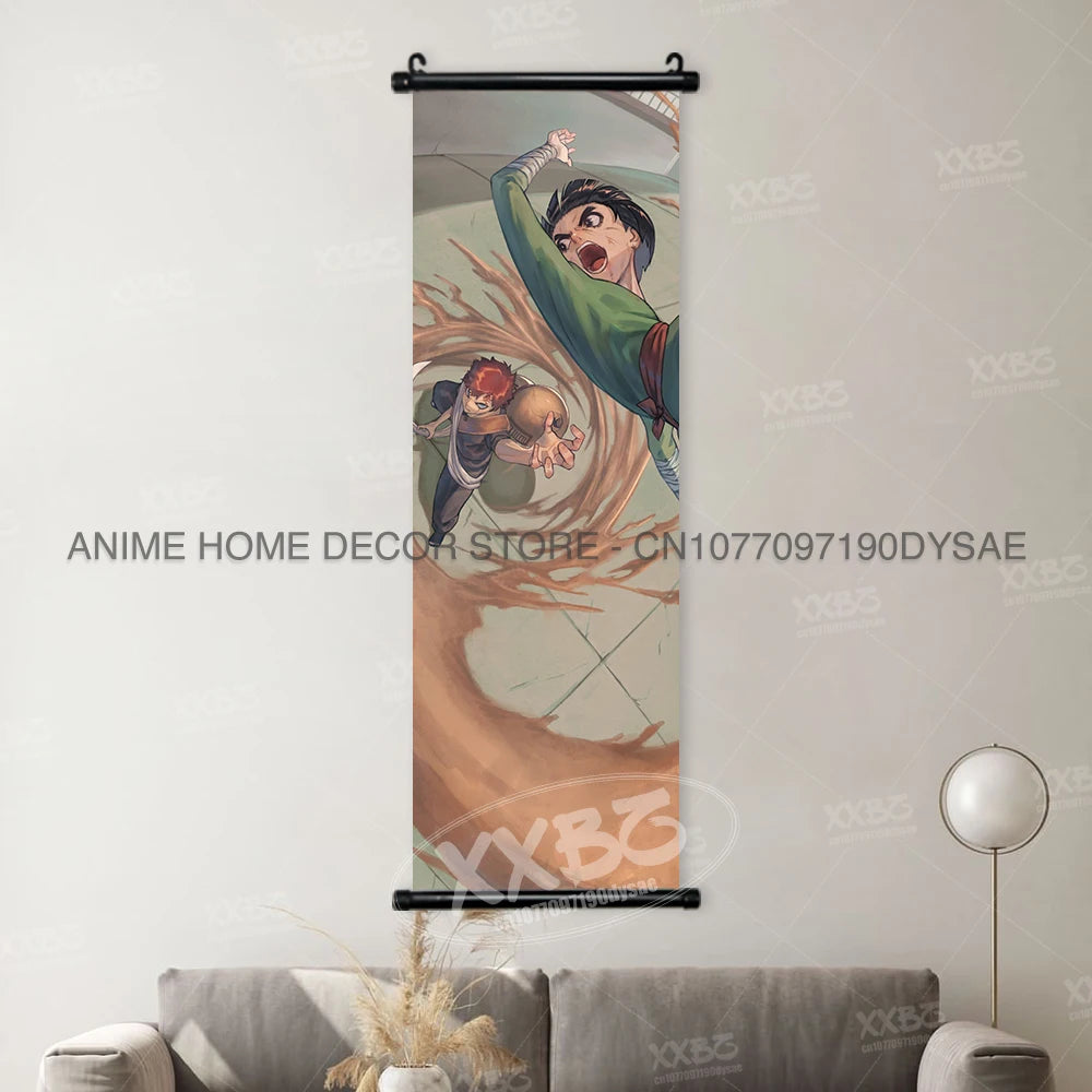 Naruto Posters Scroll Wall Decor Anime Hanging Nara Shikamaru Art Paintings Orochimaru