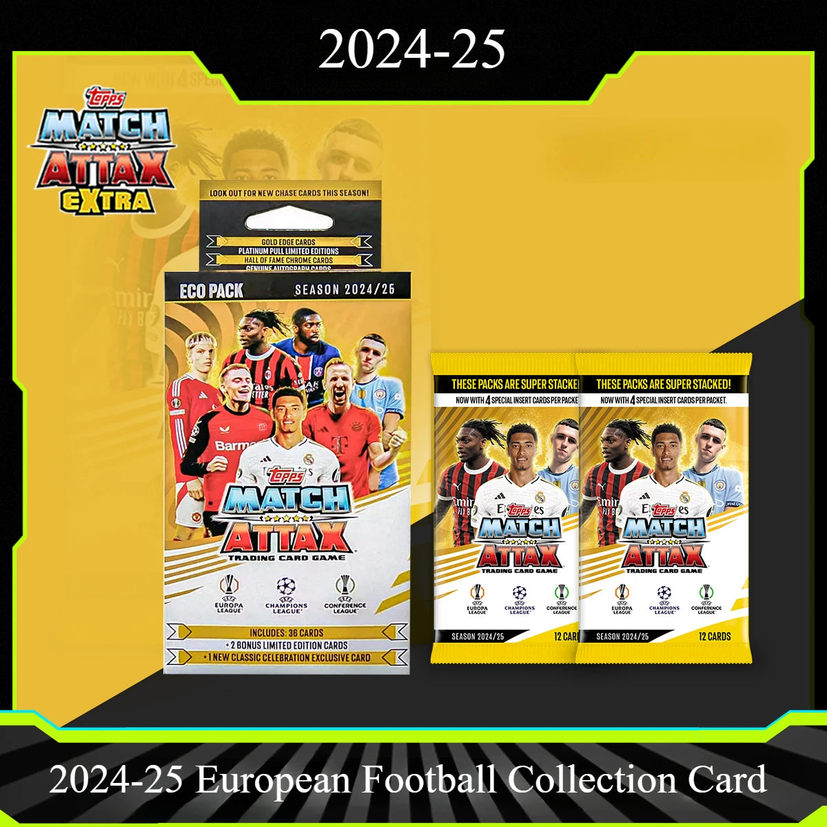 Panini 2024–25 Fußballstar-Karte, TOPPS MATCH ATTAX, Fußballstar-Kollektion