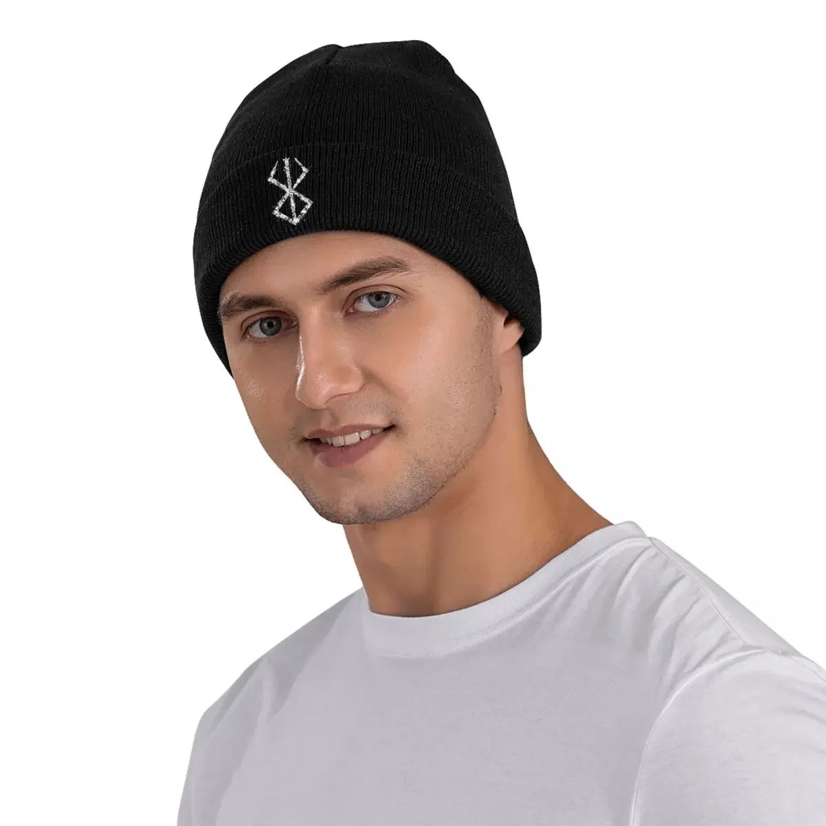 Bonnet tricoté Berserk Symbol – Casquette Anime chaude pour hommes et femmes