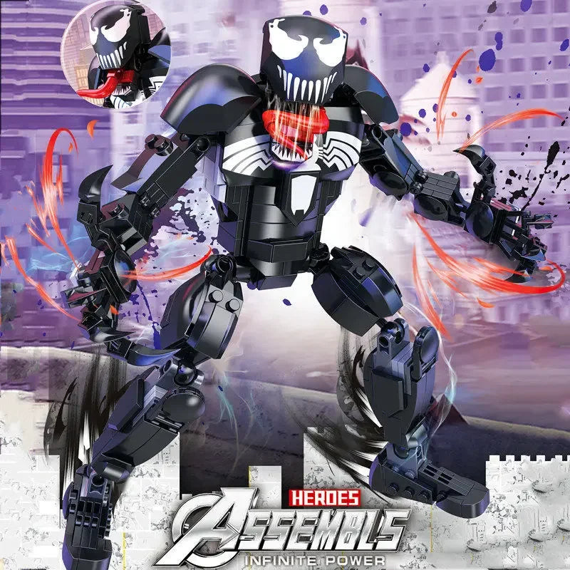 Figurine de héros à construire Iron Big Assembly Figures Action Toys Compatible avec la collection Lego