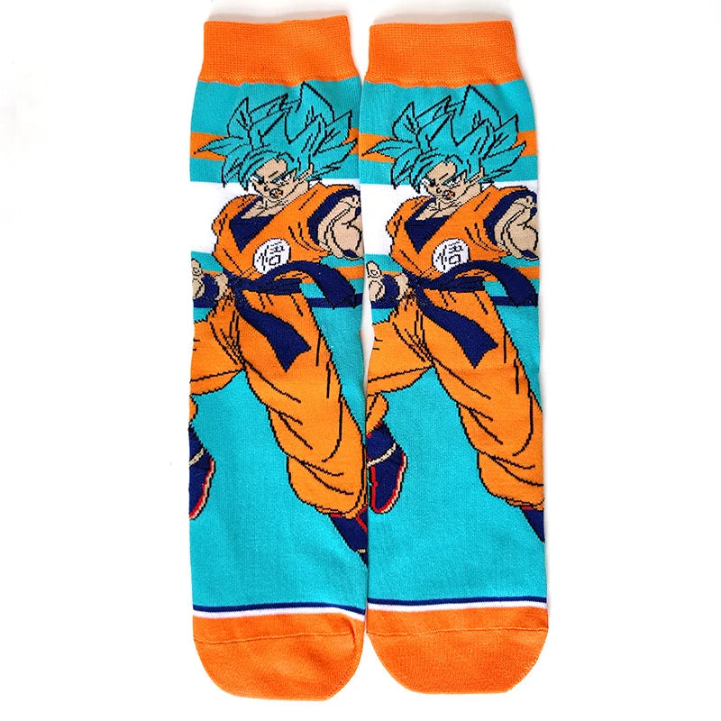 Socken mit Anime-Cartoon-Charakteren für Herren – Cosplay-Skateboard-Stil