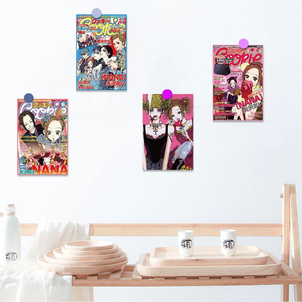 10 PCS Hot Anime Nana Poster Aufkleber Wand Kaffee Laptop Gepäck Skateboard