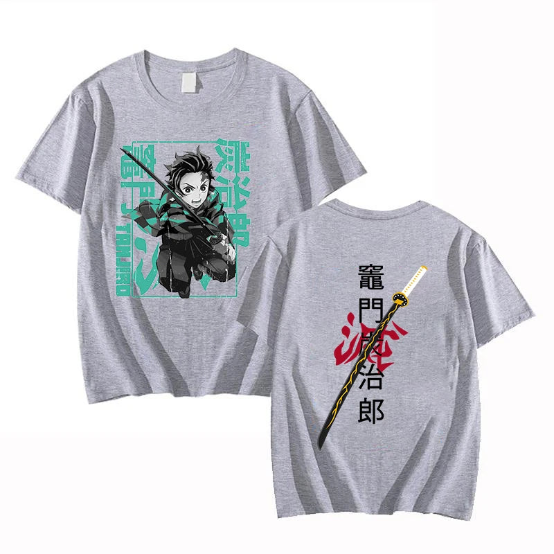 Kamado Tanjirou Graphic T-Shirt Cool Anime Summer Tee