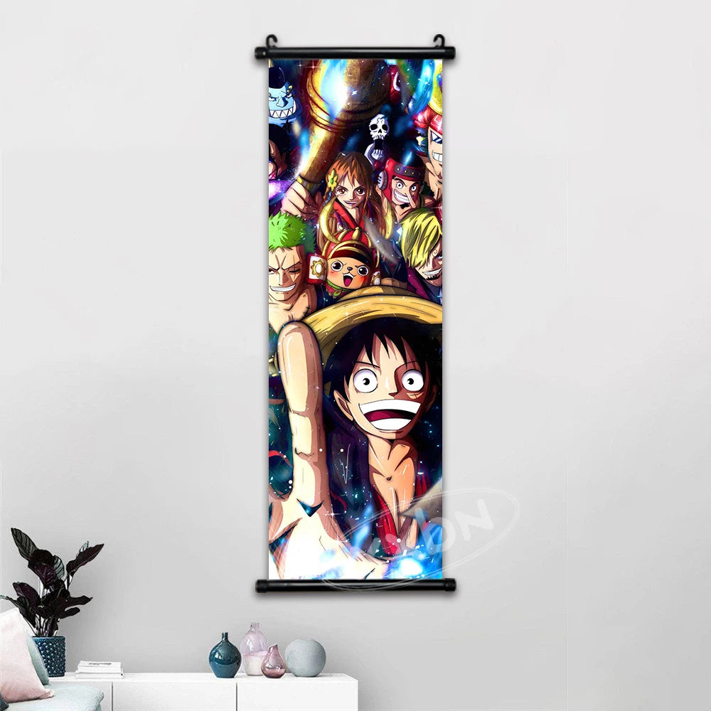 One Piece Anime Wall Art Interior Canvas Prints Zoro Painting Luffy Gear 5 Poster
